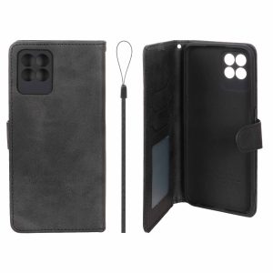 کیف موبایل مگنتی درجه یک داخل خز MNC Plus مدل Realme Narzo 50 - مشکی