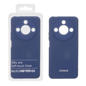 قاب نیو سیلیکون محافظ لنزدار RFF مدل Honor X9c Smart 5G - سرمه ای (پک دار)