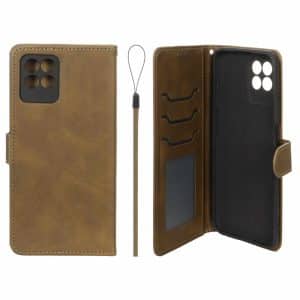 کیف موبایل مگنتی درجه یک داخل خز MNC Plus مدل Realme Narzo 50 - سبز زیتونی