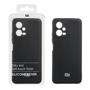 قاب نیو سیلیکون محافظ لنزدار RFF مدل Xiaomi Redmi Note 12 5G / Poco X5 5G - مشکی (پک دار)