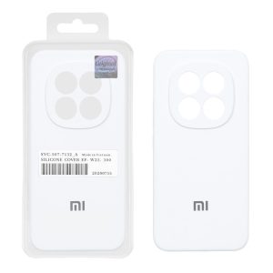 قاب سیلیکونی پاک کنی اورجینال Master Quality مدل Xiaomi Redmi Note 15 Pro Plus - سفید (پک دار)