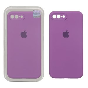 قاب سیلیکونی پاک کنی اورجینال Master Quality مدل Apple iPhone 7 Plus / iPhone 8 Plus - ارغوانی (پک دار)