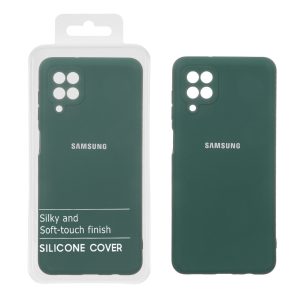 قاب نیو سیلیکون محافظ لنزدار RFF مدل Samsung Galaxy A12 / M12 / F12 - سبز (پک دار)