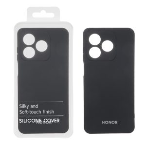 قاب نیو سیلیکون محافظ لنزدار RFF مدل Honor X5c / X5c Plus - مشکی (پک دار)