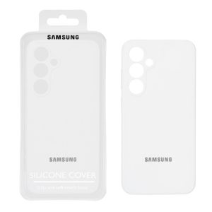قاب سیلیکونی پاک کنی اورجینال Master Quality مدل Samsung Galaxy S24 FE - سفید (پک دار)