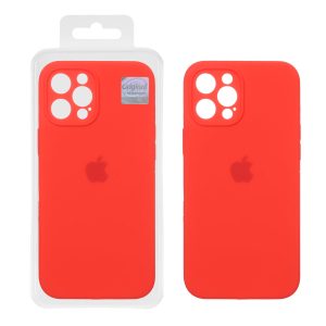 قاب سیلیکونی پاک کنی اورجینال Master Quality مدل Apple iPhone 12 Pro Max - قرمز (پک دار)