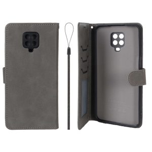کیف موبایل مگنتی درجه یک داخل خز MNC Plus مدل Xiaomi Redmi Note 9S / Redmi Note 9 Pro / Redmi Note 9 Pro Max - خاکستری