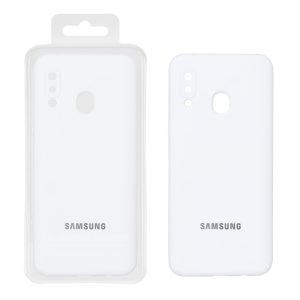 قاب سیلیکونی پاک کنی اورجینال Master Quality مدل Samsung Galaxy A30 / A20 - سفید (پک دار)