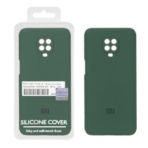 قاب سیلیکونی پاک کنی اورجینال Master Quality مدل Xiaomi Redmi Note 9S / Redmi Note 9 Pro / Redmi Note 9 Pro Max - سبز ارتشی (پک دار)