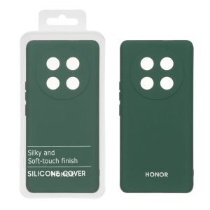 قاب نیو سیلیکون محافظ لنزدار RFF مدل Honor X9c - سبز (پک دار)