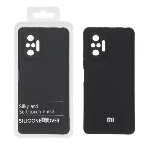 قاب نیو سیلیکون محافظ لنزدار RFF مدل Xiaomi Redmi Note 10 Pro 4G / Redmi Note 10 Pro Max - مشکی (پک دار)