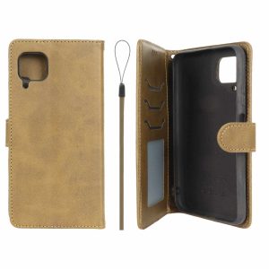 کیف موبایل مگنتی درجه یک داخل خز MNC Plus مدل Huawei Nova 7i / Nova 6 SE - سبز زیتونی