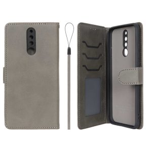 کیف موبایل مگنتی درجه یک داخل خز MNC Plus مدل Xiaomi Redmi 8 - خاکستری