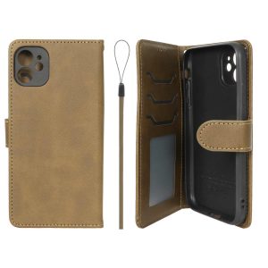 کیف موبایل مگنتی درجه یک داخل خز MNC Plus مدل Apple iPhone 11 - سبز زیتونی