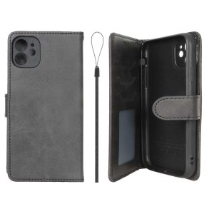 کیف موبایل مگنتی درجه یک داخل خز MNC Plus مدل Apple iPhone 11 - مشکی
