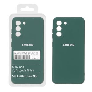 قاب نیو سیلیکون محافظ لنزدار RFF مدل Samsung Galaxy S21 FE - سبز (پک دار)
