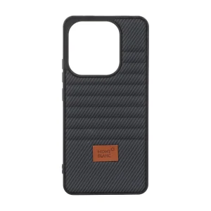 قاب Mont Blanc پافری طرح هاشور Xiaomi Redmi Note 14 4G - مشکی