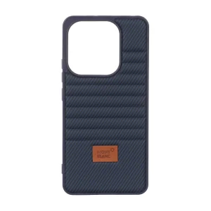 قاب Mont Blanc پافری طرح هاشور Xiaomi Redmi Note 14 4G - سرمه ای