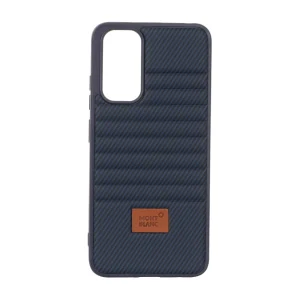 قاب Mont Blanc پافری طرح هاشور Xiaomi Redmi Note 12S / Xiaomi Redmi Note 11 4G / Redmi Note 11S - سرمه ای