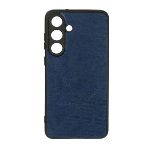 قاب طرح چرم گوزنی Pal Prime مدل Samsung Galaxy S25 FE - سرمه ای