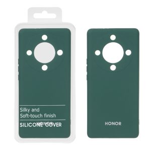 قاب نیو سیلیکون محافظ لنزدار RFF مدل Honor X9a - سبز (پک دار)