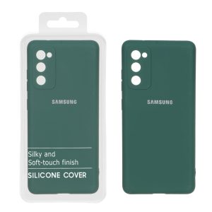 قاب نیو سیلیکون محافظ لنزدار RFF مدل Samsung Galaxy S20 FE - سبز (پک دار)