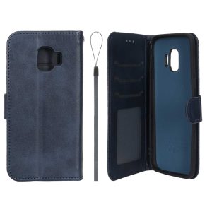 کیف موبایل مگنتی درجه یک داخل خز MNC Plus مدل Samsung Galaxy J2 Core / J260 - سرمه ای