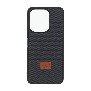 قاب Mont Blanc پافری طرح هاشور Xiaomi Redmi 13X / Redmi 13 4G / Poco M6 4G - مشکی