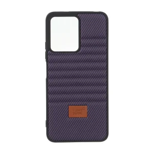 قاب Mont Blanc پافری طرح هاشور Xiaomi Redmi Note 12 4G - بنفش