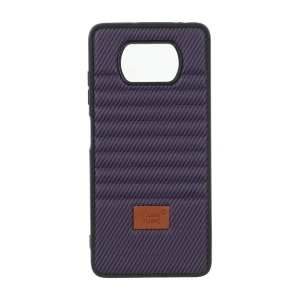 قاب Mont Blanc پافری طرح هاشور Xiaomi Poco X3 / Poco X3 Pro / Poco X3 NFC - بنفش