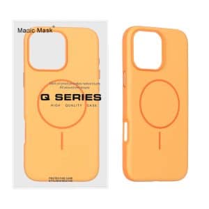 قاب Defender Shield پشت سخت Magsafe مدل Apple iPhone 16 Pro Max - نارنجی (پک دار)