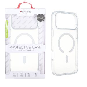 قاب اورجینال Yesido PC03 شفاف MagSafe مدل Apple iPhone 17 Pro Max / iPhone 18 Pro Max (پک دار)