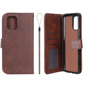 کیف موبایل مگنتی درجه یک داخل خز MNC Plus مدل Xiaomi Mi 10 Lite - قهوه ای