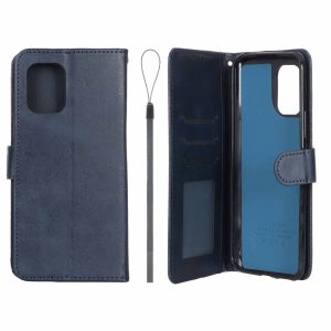 کیف موبایل مگنتی درجه یک داخل خز MNC Plus مدل Xiaomi Mi 10 Lite - سرمه ای