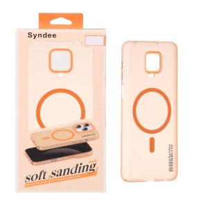 قاب اورجینال Syndee مات Magsafe مدل Xiaomi Redmi Note 9S / Redmi Note 9 Pro / Redmi Note 9 Pro Max - نارنجی (پک دار)