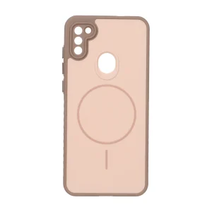 قاب Soft طرح مگ سیف محافظ لنزدار Samsung Galaxy A11 / M11 - نسکافه ای