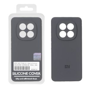 قاب سیلیکونی پاک کنی اورجینال Master Quality مدل Xiaomi Redmi Note 15 / Poco M8 5G - خاکستری (پک دار)