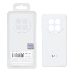 قاب سیلیکونی پاک کنی اورجینال Master Quality مدل Xiaomi Redmi Note 15 / Poco M8 5G - سفید (پک دار)