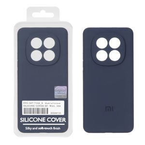 قاب سیلیکونی پاک کنی اورجینال Master Quality مدل Xiaomi Redmi Note 15 / Poco M8 5G - سرمه ای (پک دار)