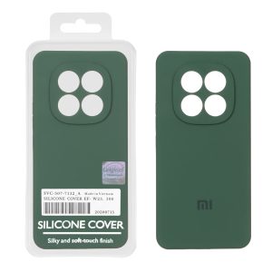قاب سیلیکونی پاک کنی اورجینال Master Quality مدل Xiaomi Redmi Note 15 Pro 4G - سبز تیره (پک دار)