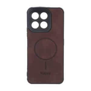 قاب جیر Kajsa طرح مگ سیف MNC مدل Honor X5b / X5b Plus - قهوه ای