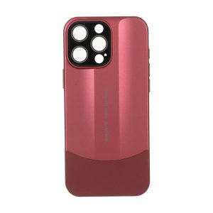 قاب Sports Design محافظ لنز شیشه ای Apple iPhone 16 Pro Max - زرشکی