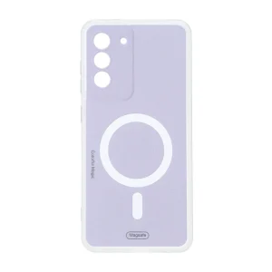 قاب Colorful Magic طرح مگ سیف محافظ لنزدار Samsung Galaxy S21 FE - بنفش
