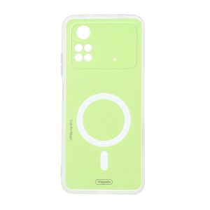 قاب Colorful Magic طرح مگ سیف محافظ لنزدار Xiaomi Poco M4 Pro 4G - سبز