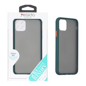 قاب Yesido مات دور رنگی Apple iPhone 11 Pro Max - سبز (پک دار)