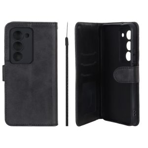 کیف موبایل مگنتی Crystal داخل مخمل سایز 171 نسخه گلوبال Xiaomi Redmi 15 4G - مشکی