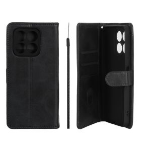 کیف موبایل مگنتی Crystal داخل مخمل Honor X8a - مشکی