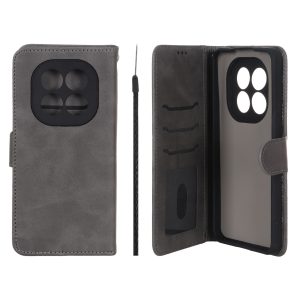 کیف موبایل مگنتی Crystal داخل مخمل Xiaomi Redmi Note 15 Pro 4G - طوسی