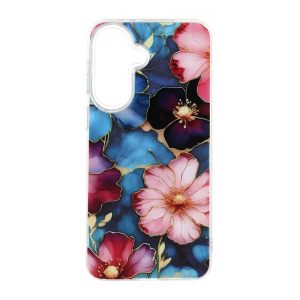 قاب اطلسی Flower دور شفاف Samsung Galaxy A37 / A56 / A36 - طرح 72