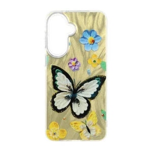 قاب اطلسی Flower دور شفاف Samsung Galaxy A37 / A56 / A36 - طرح 73